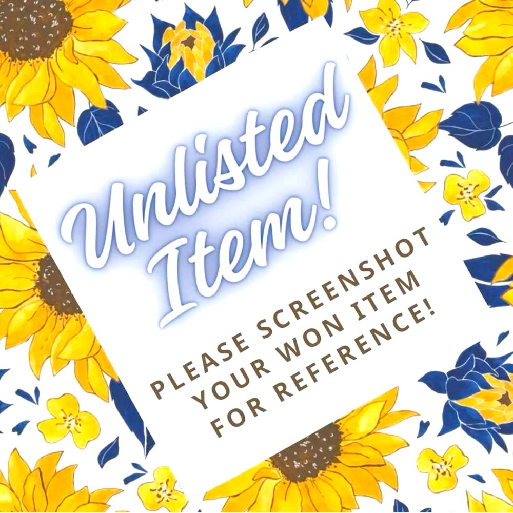 UNLISTED ITEM - Live show only